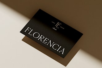 create a semi custom, modern and aesthetic logo