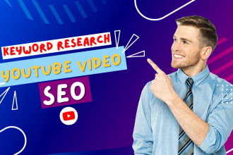 research your keywords for youtube video SEO