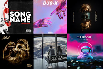 make a album or single artwork