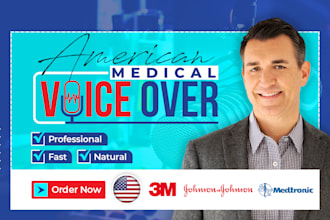 provide an american medical voice over
