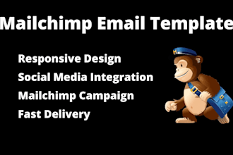 design responsive mailchimp newsletter template