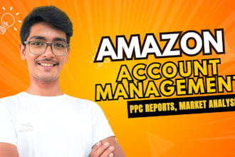 be amazon account manager, amazon listings expert, amazon ads expert