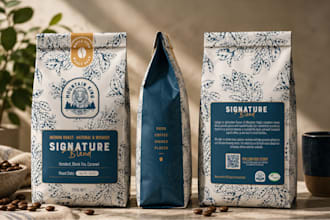 design a professional product label