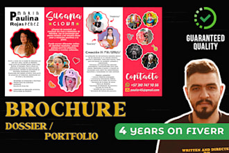 design an amazing art portfolio, model, actor