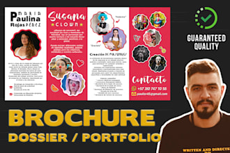 design an amazing art portfolio, model, actor
