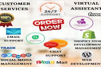 provide fulltime email support and customer service