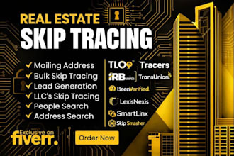 provide real estate skip tracing services by tloxp in bulk