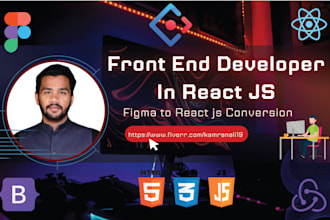 build website in react js and vue js