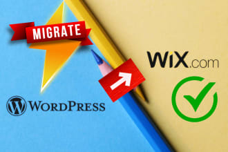 migrate your wordpress website to wix