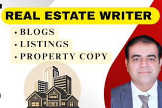 write SEO real estate blog posts, property descriptions and listing copy
