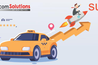 develop taxi booking app,cap booking app,uber clone app,taxi app