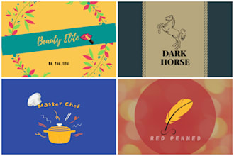 create eye catching, logo on canva in just 24 hours