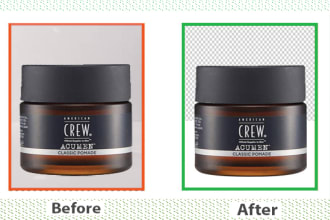 product editing or retouching