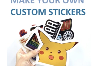 print bulk custom vinyl stickers