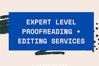 proofread essays, stories, documents, emails, and more