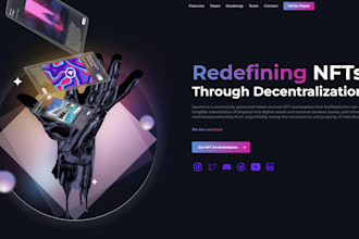 develop ico website for your token