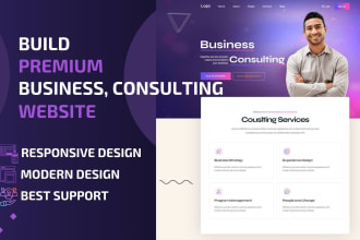 build premium corporate, consulting, business website