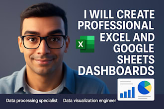 create professional excel and google sheets dashboards
