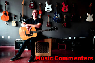 do organic music promotion to target commenters