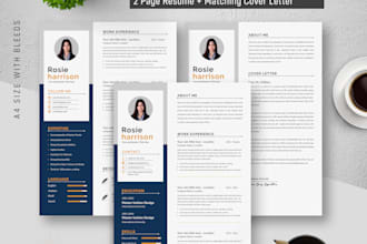 design professional resume CV writing and editing