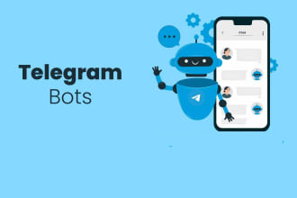 develop your complex telegram bot for groups and channels
