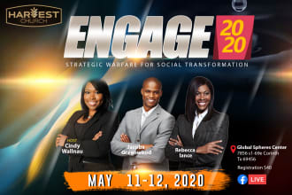 design a modern and awesome church flyer or online flyer