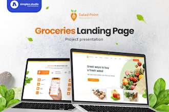 create figma landing page design