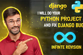 be your django, python, flask, fast api, developer