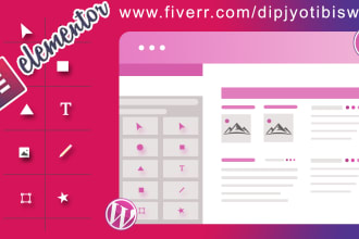 be your elementor expert for designing or cloning any site