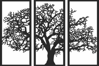 vectorize logo, sketch, image to ai, dxf and svg  for engraving, laser cutting