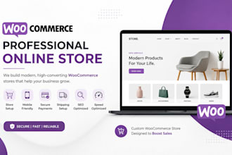 build or redesign woocommerce website online store