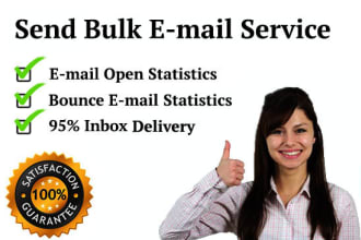 send bulk email or blast emails in millions