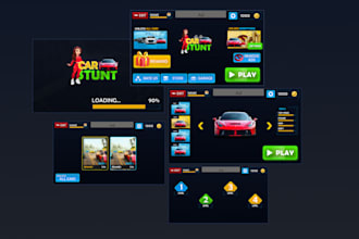 design attractive UI,UX of games