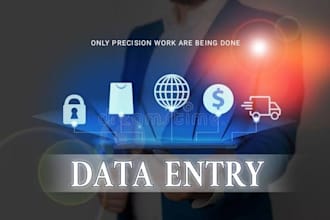 do all flawless data entry including conversion of PDF files