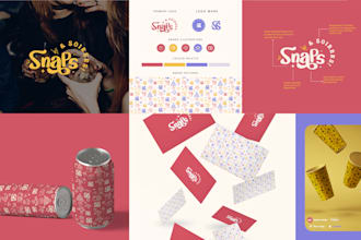 create a modern playful, retro, bold, typographic logo