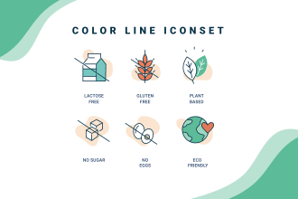 design line icon, vector icon set and logo for your business