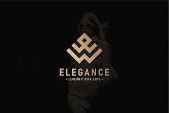 create a modern minimalist and luxury logo design