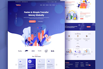 design professional landing page UI UX