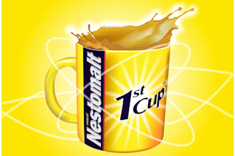 creative vector design and raster image