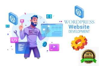 develop wordpress wix website web design with SEO SSL services