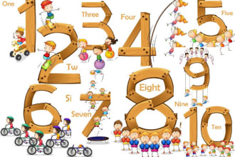 design flashcards for school children