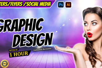 do poster flyer design for social media ultra fast