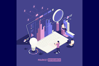 do market research,data entry,niche, competitor analysis