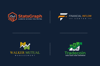 do creative financial, consulting, or accounting logo