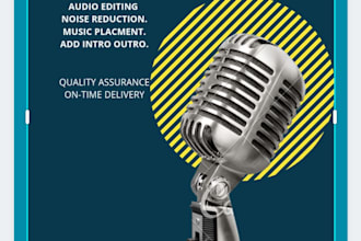edit and clean your podcast