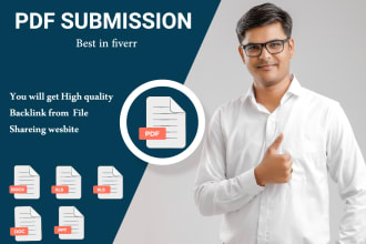 do pdf submission to 17 high da document sharing websites