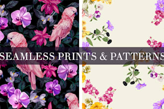 design seamless textile patterns