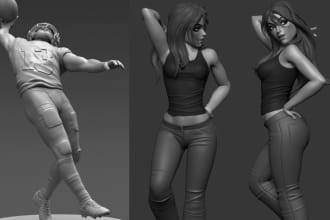 do digital zbrush character sculpting or 3d modeling