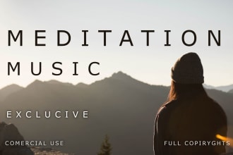 compose ambient music for meditation and sleep for commercial use