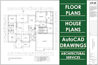 redraw floor plan exactly scale and accurate drawings
